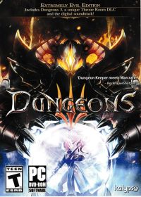 Dungeons III Playstation 4 US box art